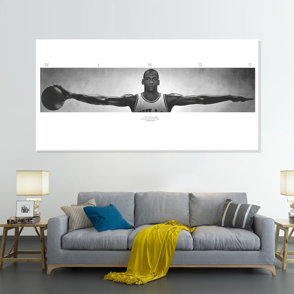Michael Jordan Wings Ready to Hang Canvas Print CN529