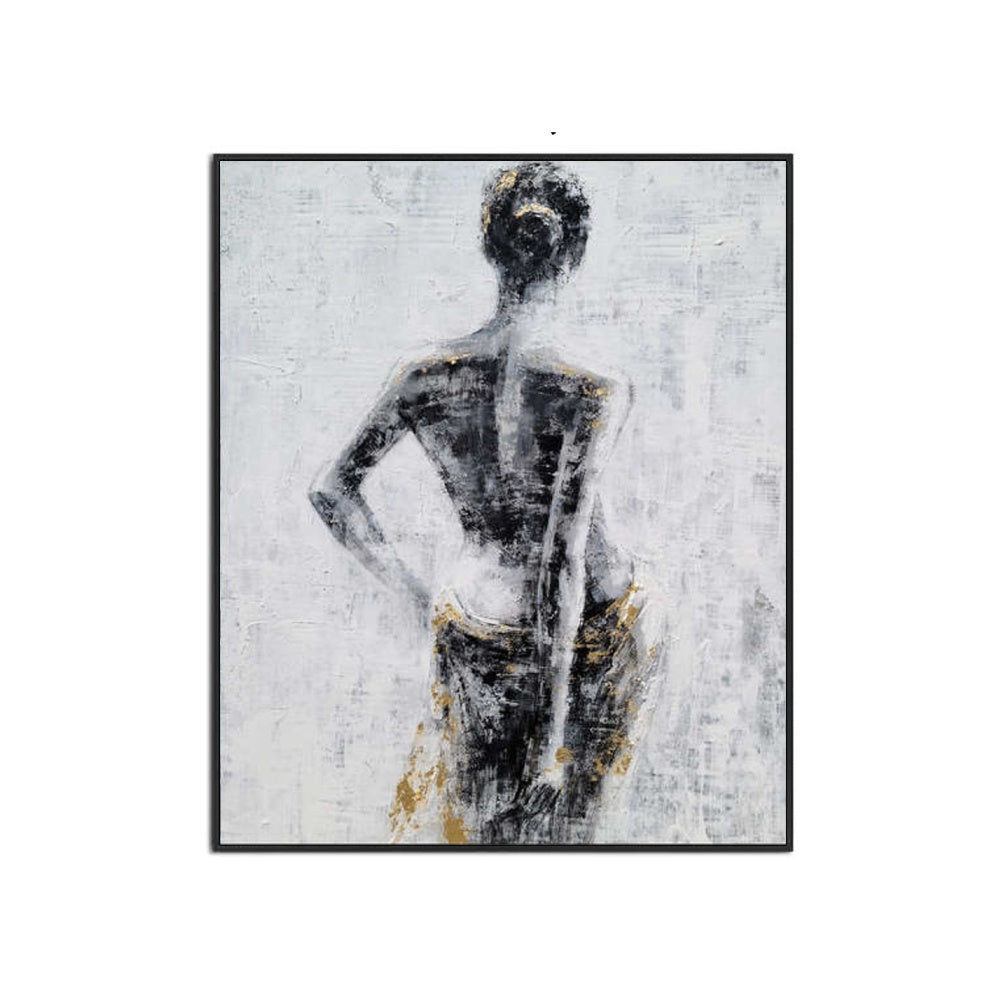 Poised Silhouette - Embellished Art with Shadow Frame - CNL470 - 75x100cm