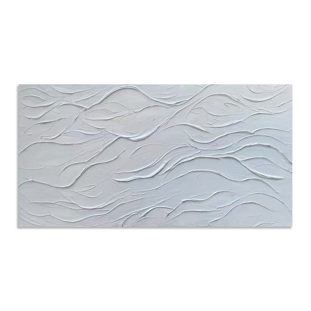 Flowing Whispers - Textural Hand Painted Art - HT101