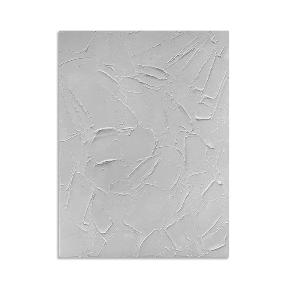 White Serenity Texture - Textural Hand Painted Art - HT103 - 75x100cm