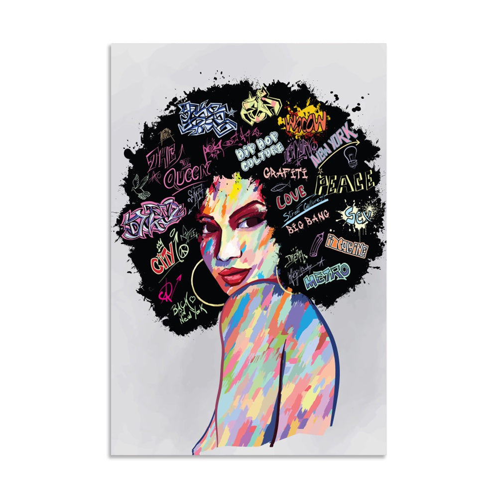 Urban Queen - Ready to Hang Canvas Print - JP384 - 80x120cm