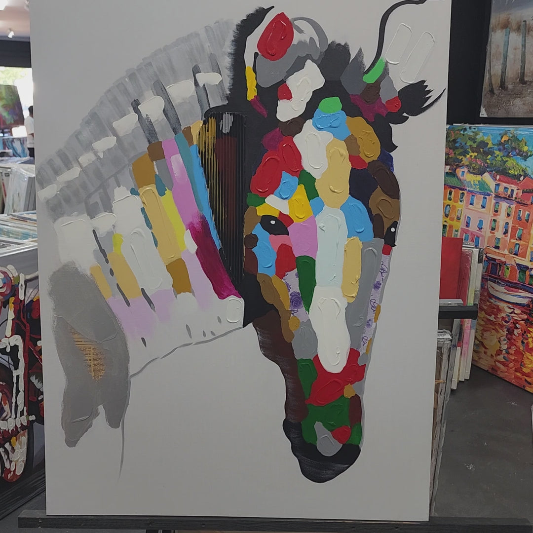 Hand Painted Art, Ready to hang, MTO-386