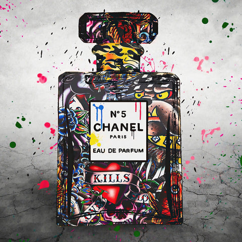 Perfume Bottle - Ready to Hang Canvas Print - CN533 - 60x60cm
