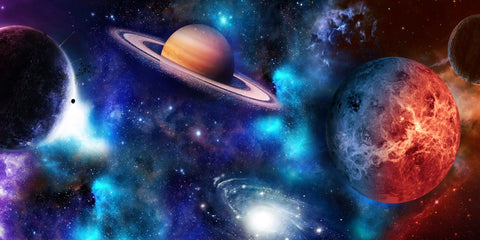 Planets - Ready to Hang Canvas Print - CN546 - 60x120cm
