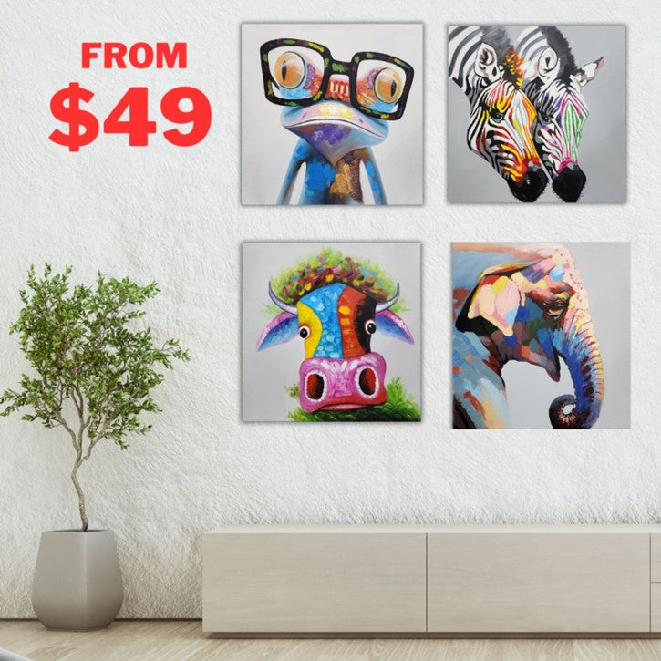 Hand Painted Art from $49