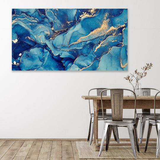 Ocean Luxe Marble - Canvas Art Print - POD103