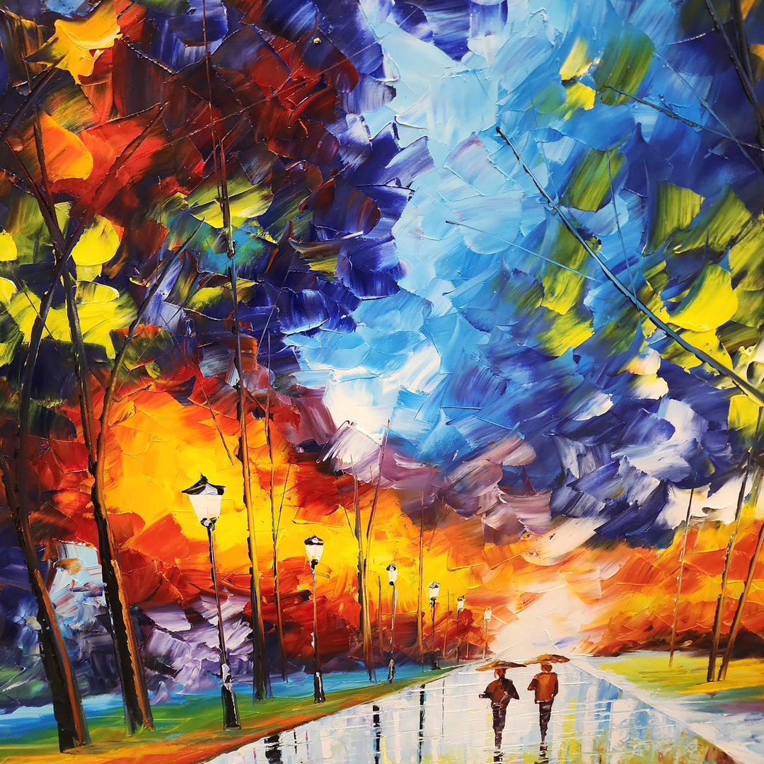 A Dreamlike Pathway - Stunning Colourful Palette Knife Oil Painting 120x180cm - Priceless ART:  Australia's Largest Range of Affordable ART