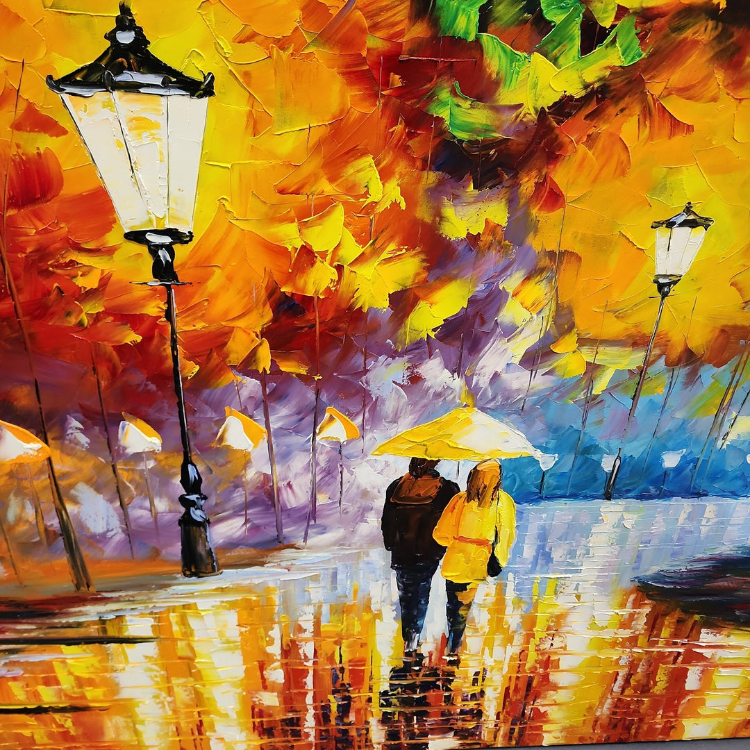 Entranced by Love - Stunning Large Scale Colourful Palette Knife Art 100x240cm