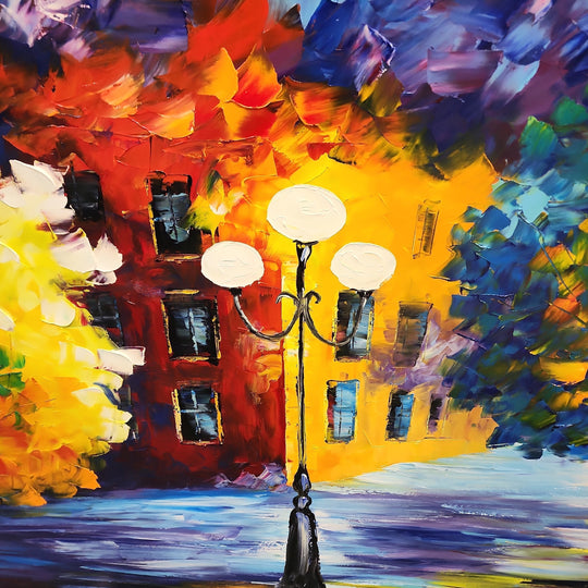 Warmth among Blue Bliss - Large Scale Romantic Palette Knife Landscape 100x240cm - Priceless ART:  Australia's Largest Range of Affordable ART