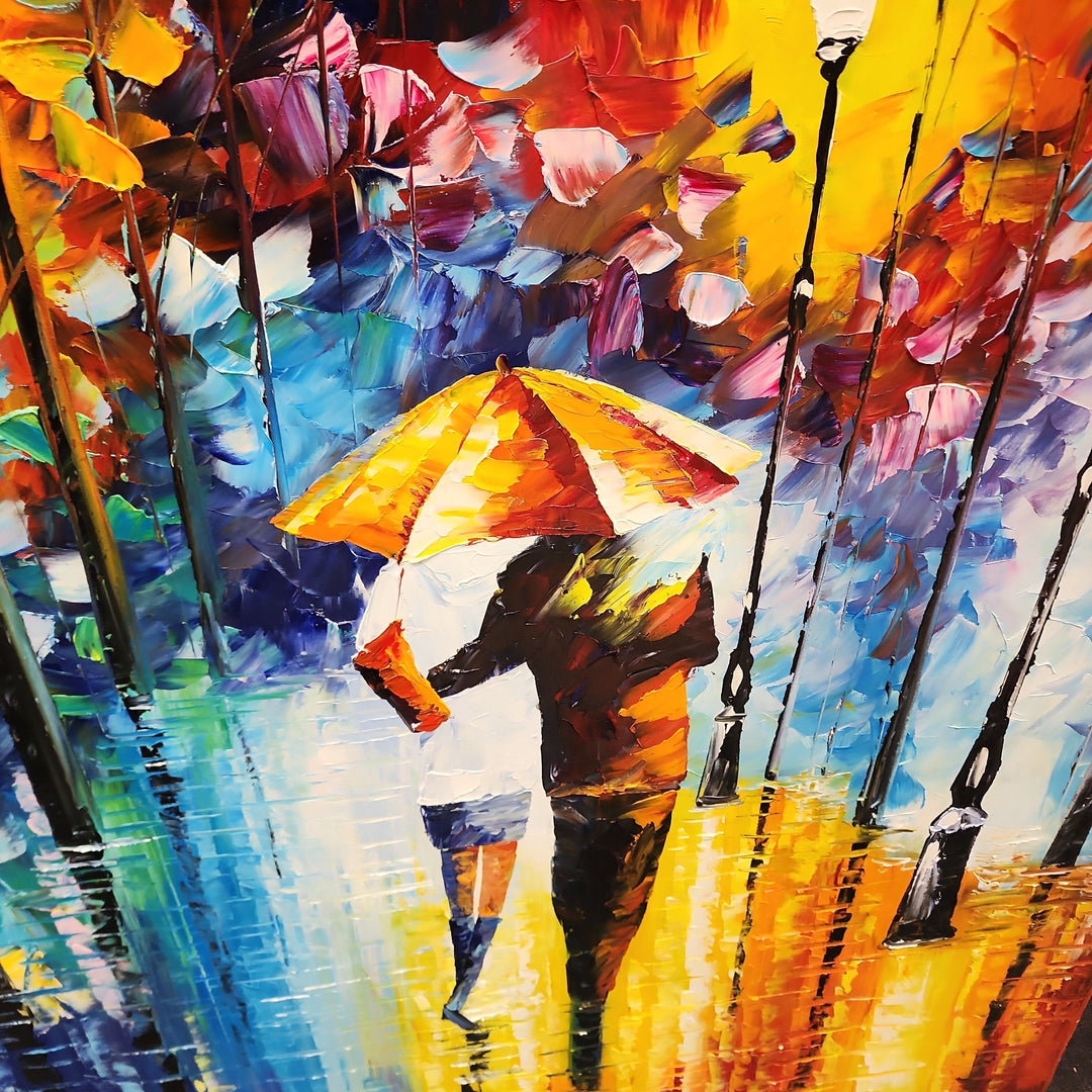 The Warmth of Love - Romantic Palette Knife Oil Painting Size 100x150cm - Priceless ART:  Australia's Largest Range of Affordable ART