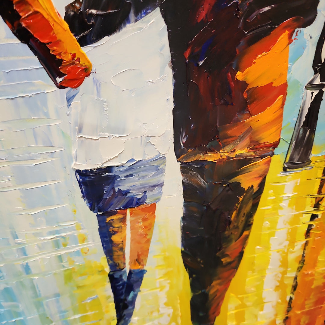 The Warmth of Love - Romantic Palette Knife Oil Painting Size 100x150cm - Priceless ART:  Australia's Largest Range of Affordable ART