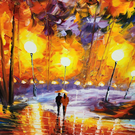 Lucid Tranquillity - Stunning Large Palette Knife Romantic Landscape Art 100x180cm