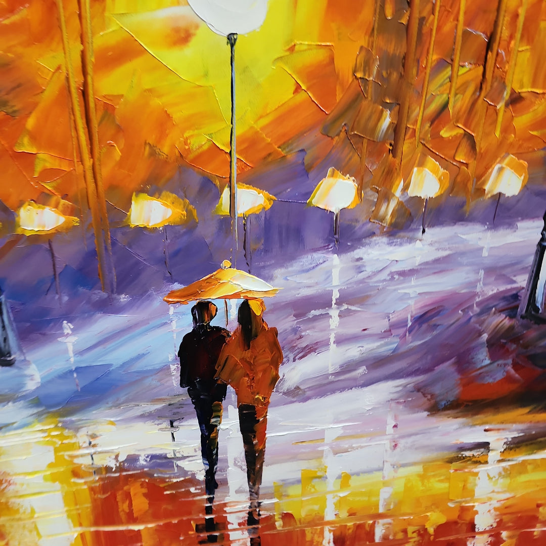 Lucid Tranquillity - Stunning Large Palette Knife Romantic Landscape Art 100x180cm