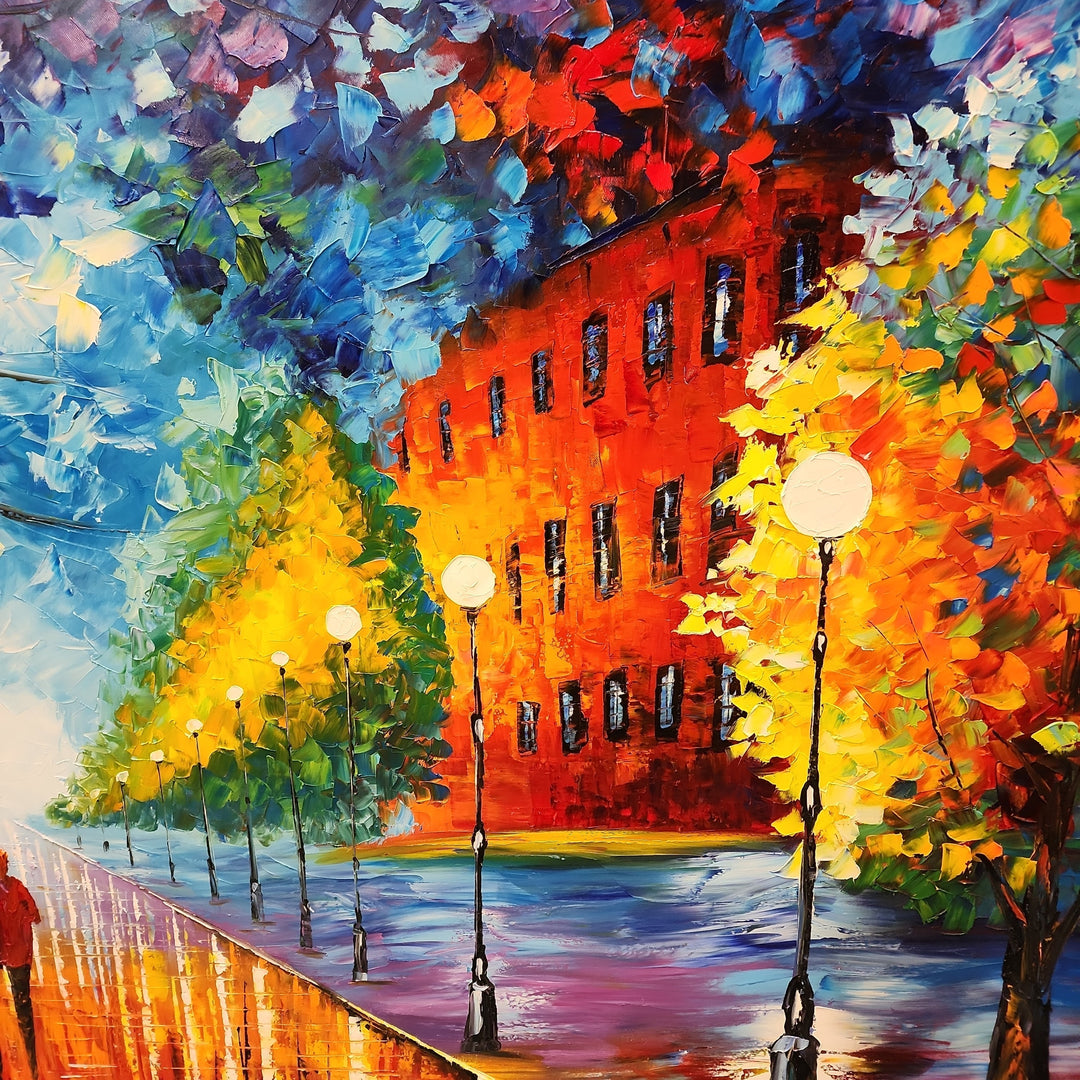 Captivated By Tranquility - Large Scale Palette Knife Oil Painting 150x230cm