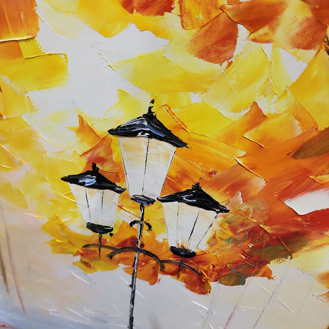 A Walk Through Bliss - Large Scale Palette Knife Oil Painting 150x230cm