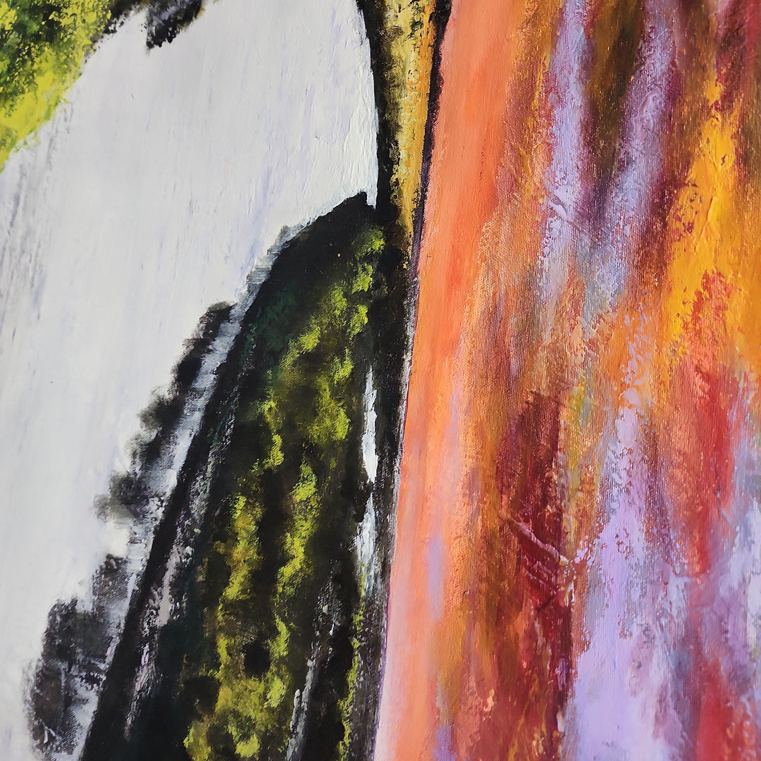 Murray River - Highly Textural, hand Painted Depiction of a Iconic Australian Landmark Size 80x200cm - Priceless ART:  Australia's Largest Range of Affordable ART