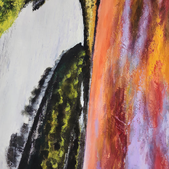 Murray River - Highly Textural, hand Painted Depiction of a Iconic Australian Landmark Size 80x200cm - Priceless ART:  Australia's Largest Range of Affordable ART