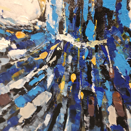 The Dancer - Hand Painted, Beautiful, Stylized Depiction of a Ballet Dancer, Size 90x120cm - Priceless ART:  Australia's Largest Range of Affordable ART