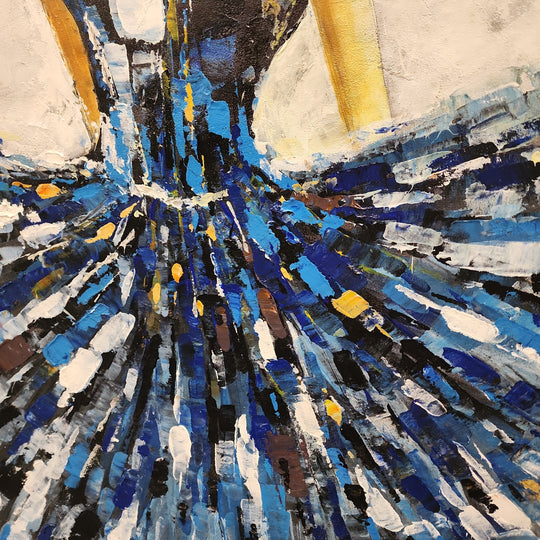 The Dancer - Hand Painted, Beautiful, Stylized Depiction of a Ballet Dancer, Size 90x120cm - Priceless ART:  Australia's Largest Range of Affordable ART