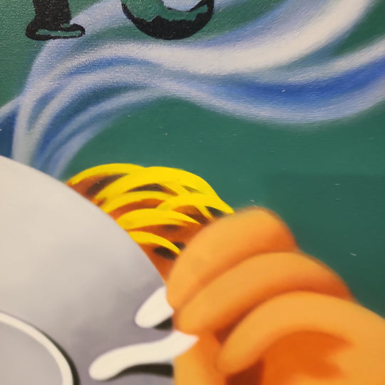 Van Nelle Koffie - Whimsical Coffee Themed Vintage Art Size 100x140cm