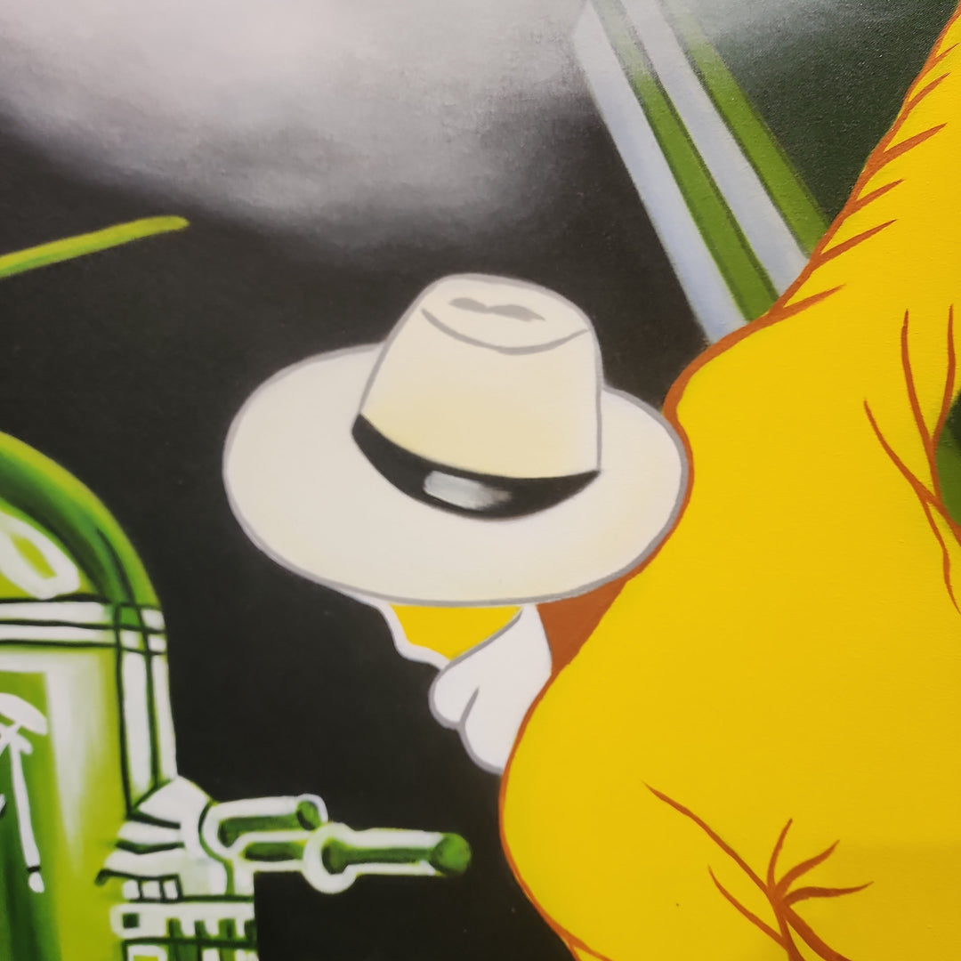 Victoria Arduino - Hand Painted Representation of the Iconic Vintage Poster Art, Size 100x140cm