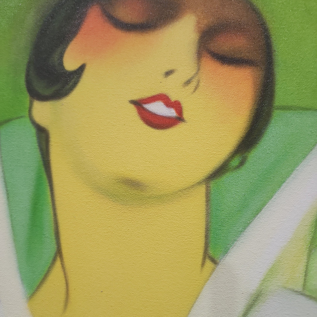 Martini & Rossi – Vermouth Bianco - Hand-Painted Vintage Poster Art - AC472-100x140