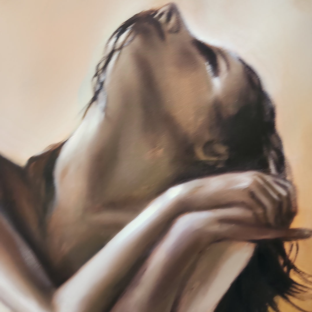Her Desire - Beautiful, Stylized Depiction of a Female Nude, Size 90x120cm