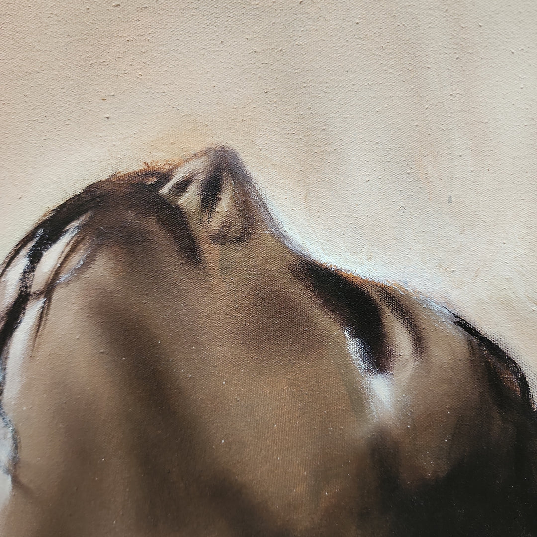 Her Desire - Beautiful, Stylized Depiction of a Female Nude, Size 90x120cm