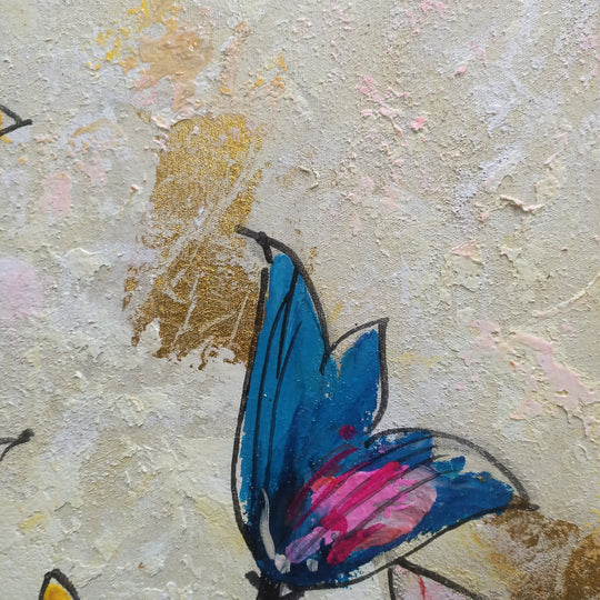 Land of Whimsy - Quirky And Fun Depiction of a Stylized Island Inhabited by Peculiar little Birds, Size 70x200cm