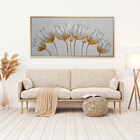 Splendid Neutrality - Hand Painted Artwork with Shadow Frame - YA551A - Priceless ART:  Australia's Largest Range of Affordable ART
