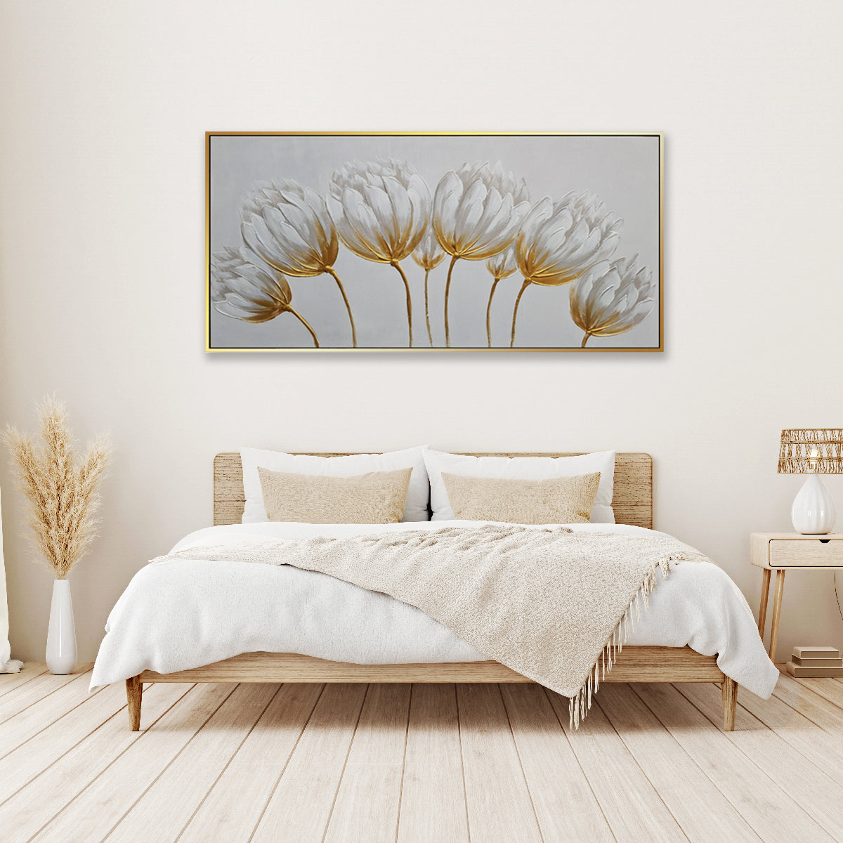 Splendid Neutrality - Hand Painted Artwork with Shadow Frame - YA551A - Priceless ART:  Australia's Largest Range of Affordable ART