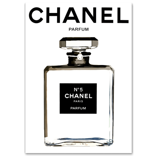 White Perfume - Canvas Print ART - CN340 - 50x70cm