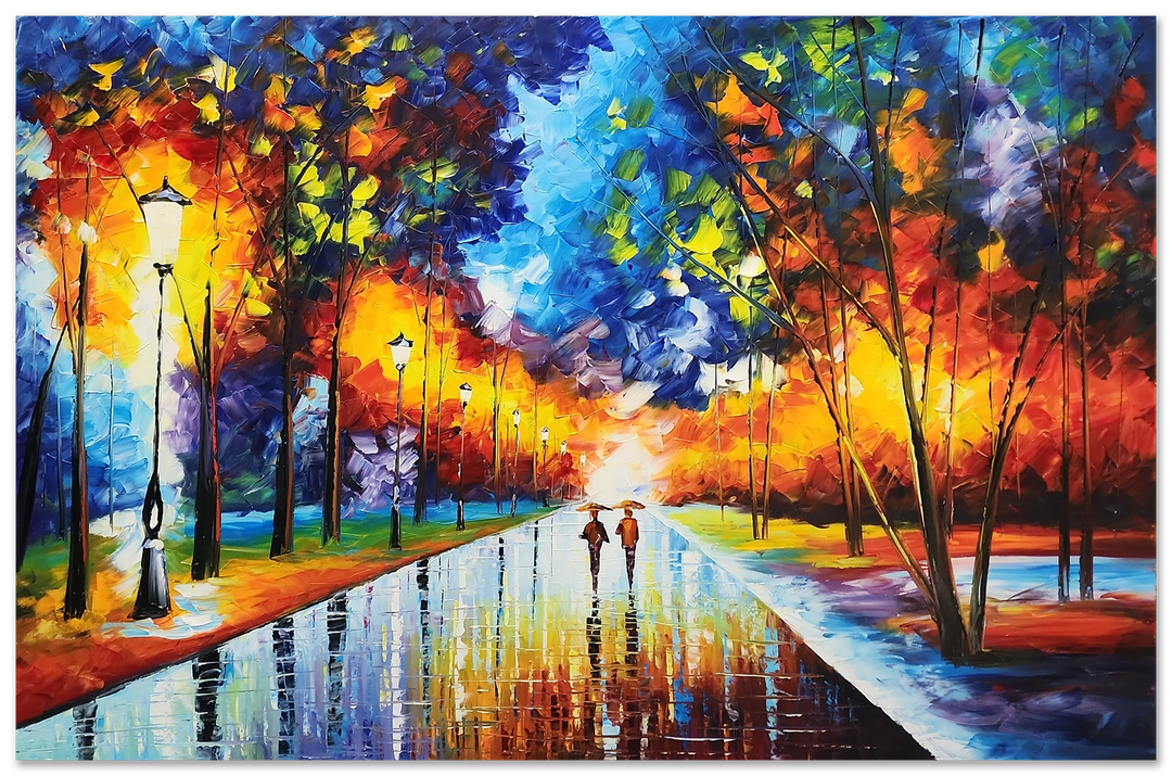 A Dreamlike Pathway - Stunning Colourful Palette Knife Oil Painting 120x180cm - Priceless ART:  Australia's Largest Range of Affordable ART