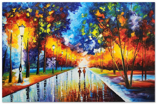 A Dreamlike Pathway - Stunning Colourful Palette Knife Oil Painting 120x180cm - Priceless ART:  Australia's Largest Range of Affordable ART