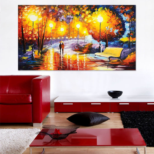 Lucid Tranquillity - Stunning Large Palette Knife Romantic Landscape Art 100x180cm