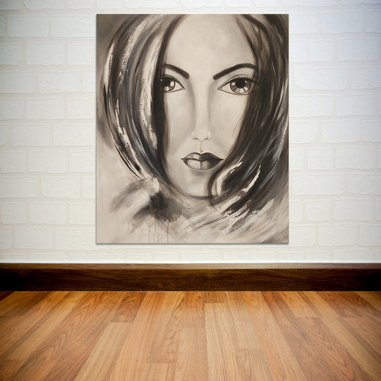 Portrait of a Girl - Beautiful Portrait of a Young Girl Size 100x120cm - Priceless ART:  Australia's Largest Range of Affordable ART