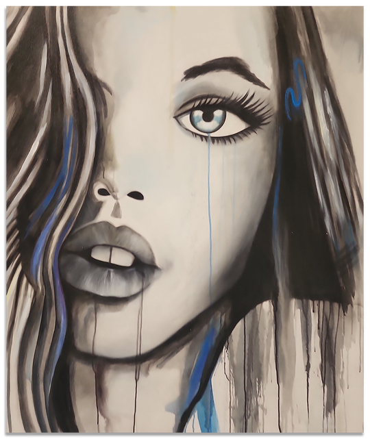 Intimate Gaze - Portrait of a Young Woman Size 100x120cm - Priceless ART:  Australia's Largest Range of Affordable ART