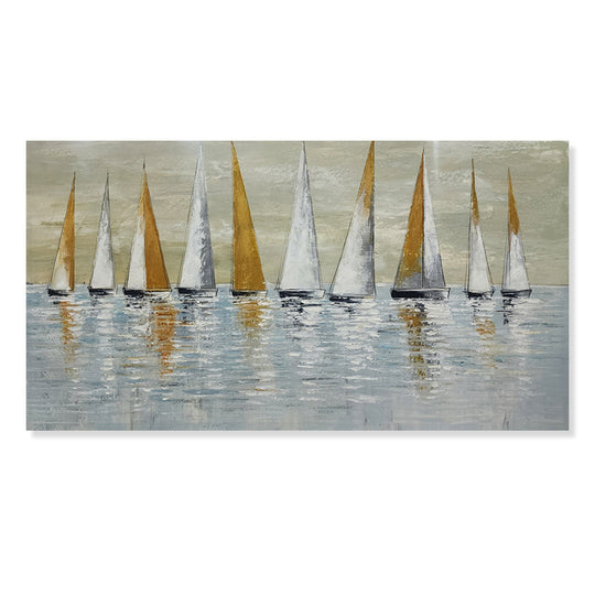 Sailing Serenity – Highly Textured Full of Elegance and Tranquility Size 80x150cm