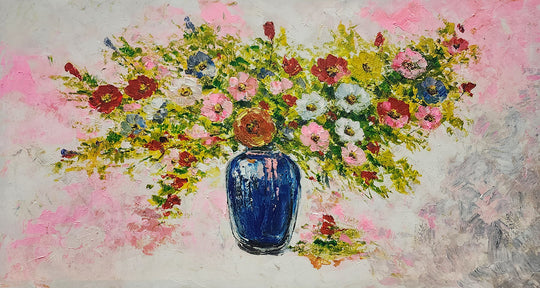 Floral Symphony – Bursting with Vibrancy size 80x150cm