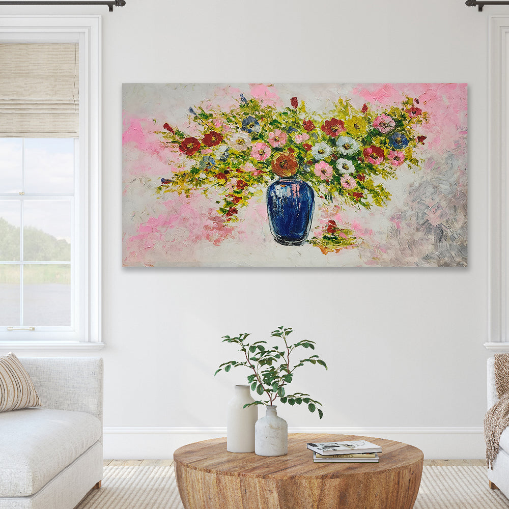 Floral Symphony – Bursting with Vibrancy size 80x150cm