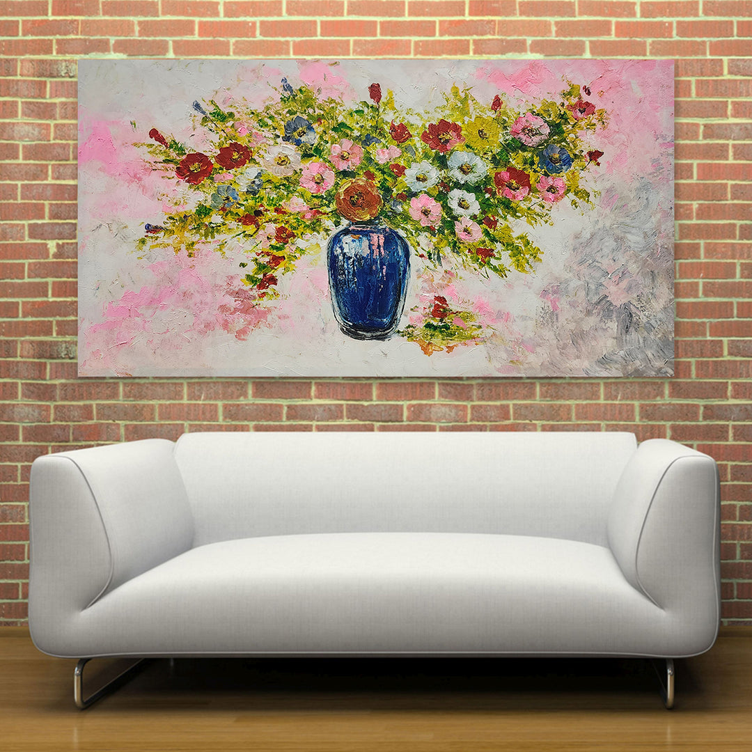 Floral Symphony – Bursting with Vibrancy size 80x150cm