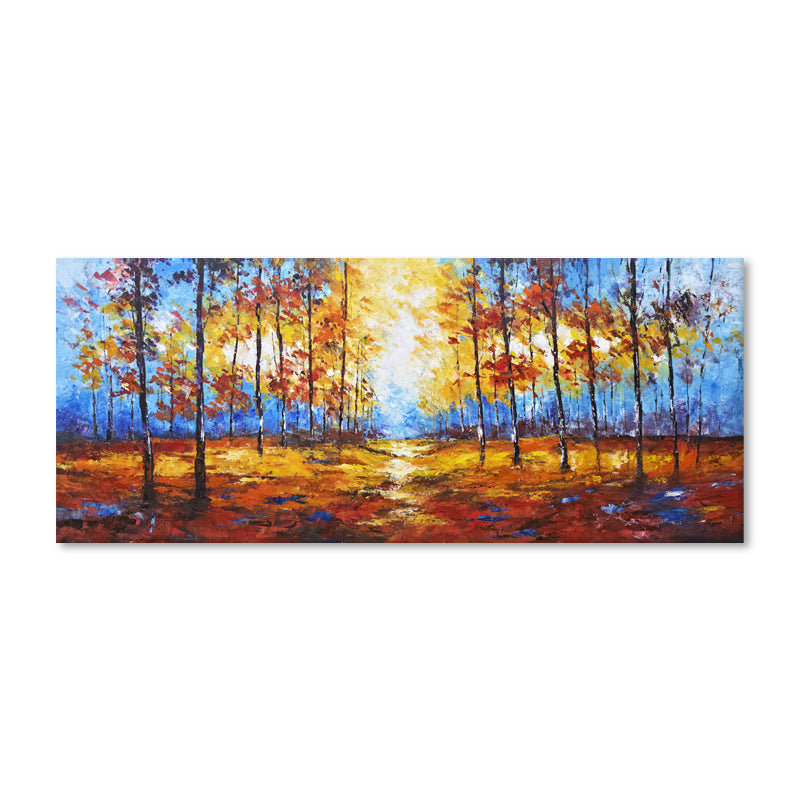 Autumn Light Forest - Hand Painted Canvas Artwork - 120x240cm - AC779