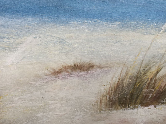 Coastal Calm - Hand Painted Beach Landscape Artwork 100x200cm - AC928
