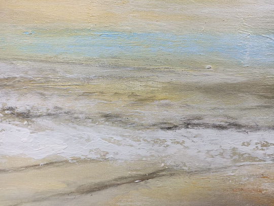 Coastal Serenity - Hand Painted Seascape Artwork 100x200cm - AC929