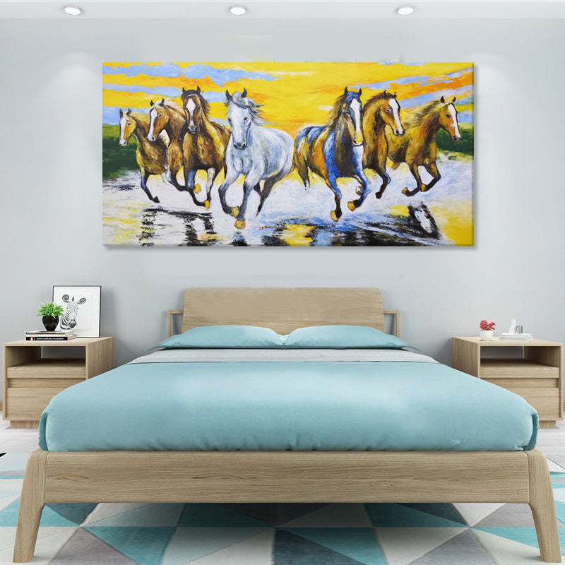 Freedom at Sunrise - Hand Painted Canvas Artwork - 100x200cm - AC931