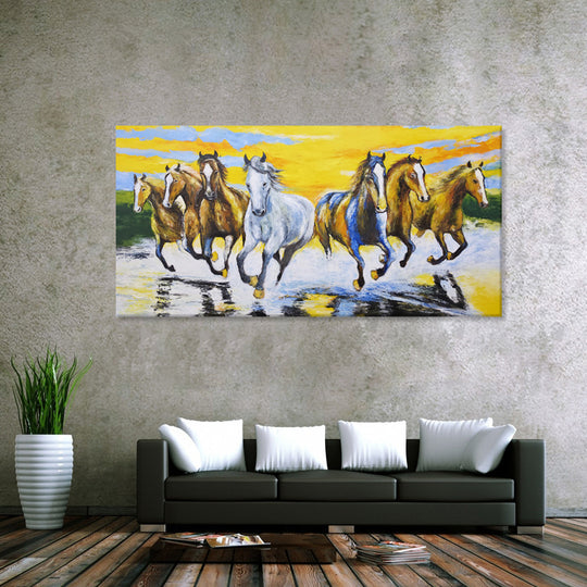 Freedom at Sunrise - Hand Painted Canvas Artwork - 100x200cm - AC931