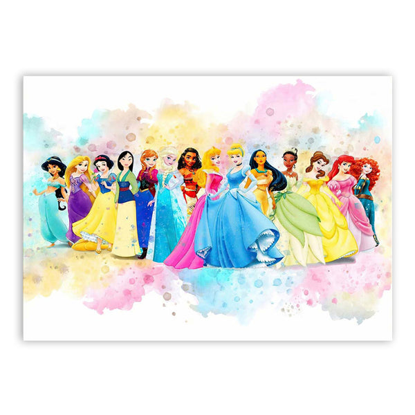 Disney Princesses - Ready to Hang Canvas Print - CN186 - 50x70cm