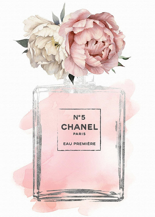 Fashionable Pink Perfume - Canvas Print - CN342