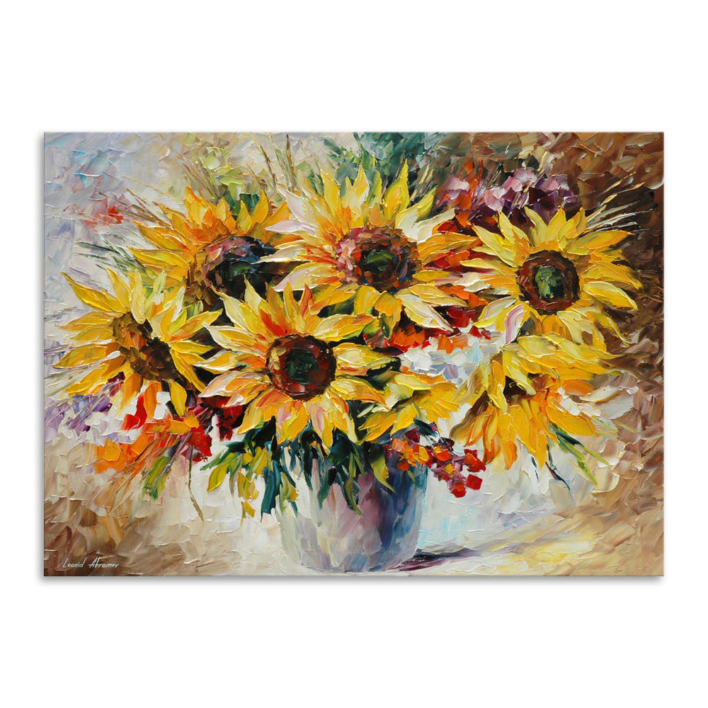 Sunflowers - Ready to hang Canvas Print - CN473 - 50x70cm