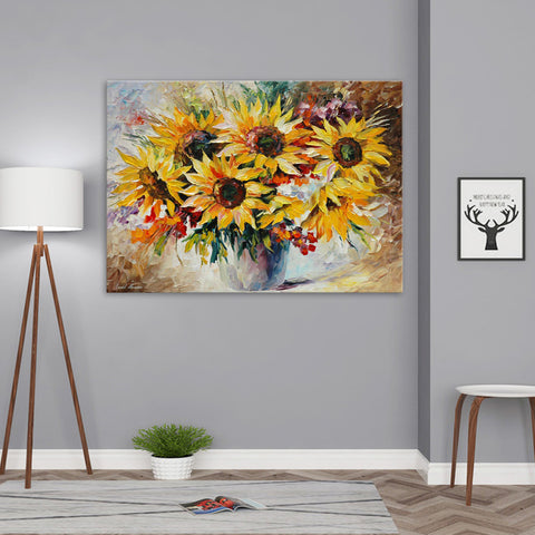 Sunflowers - Ready to hang Canvas Print - CN473 - 50x70cm